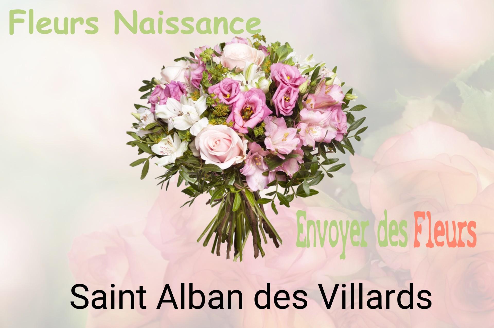 Bouquet de fleurs de naissance livré à Saint-Alban-des-Villards
